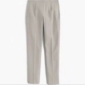 J Crew Martie Slim Crop Ankle Pant Stretch Cotton